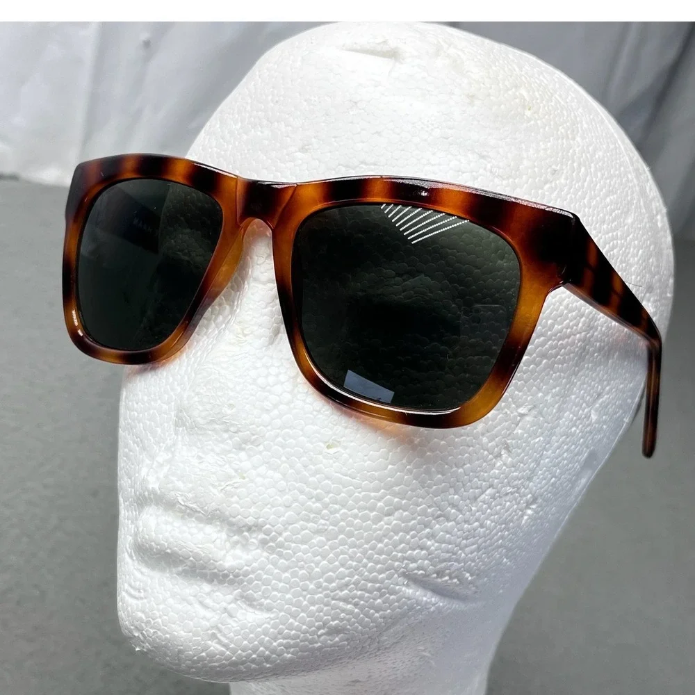 Cole Haan Sunglasses Brown Tortoise Acetate Square CH7022 55-18-142 Classic